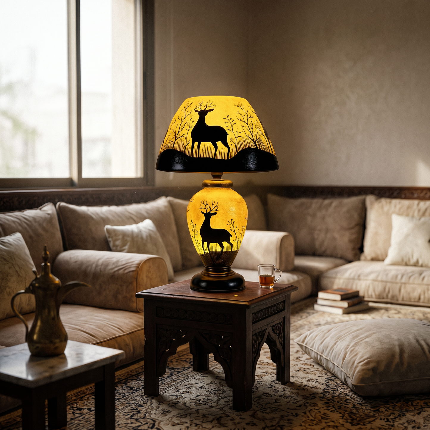 Desert Deer Lamp